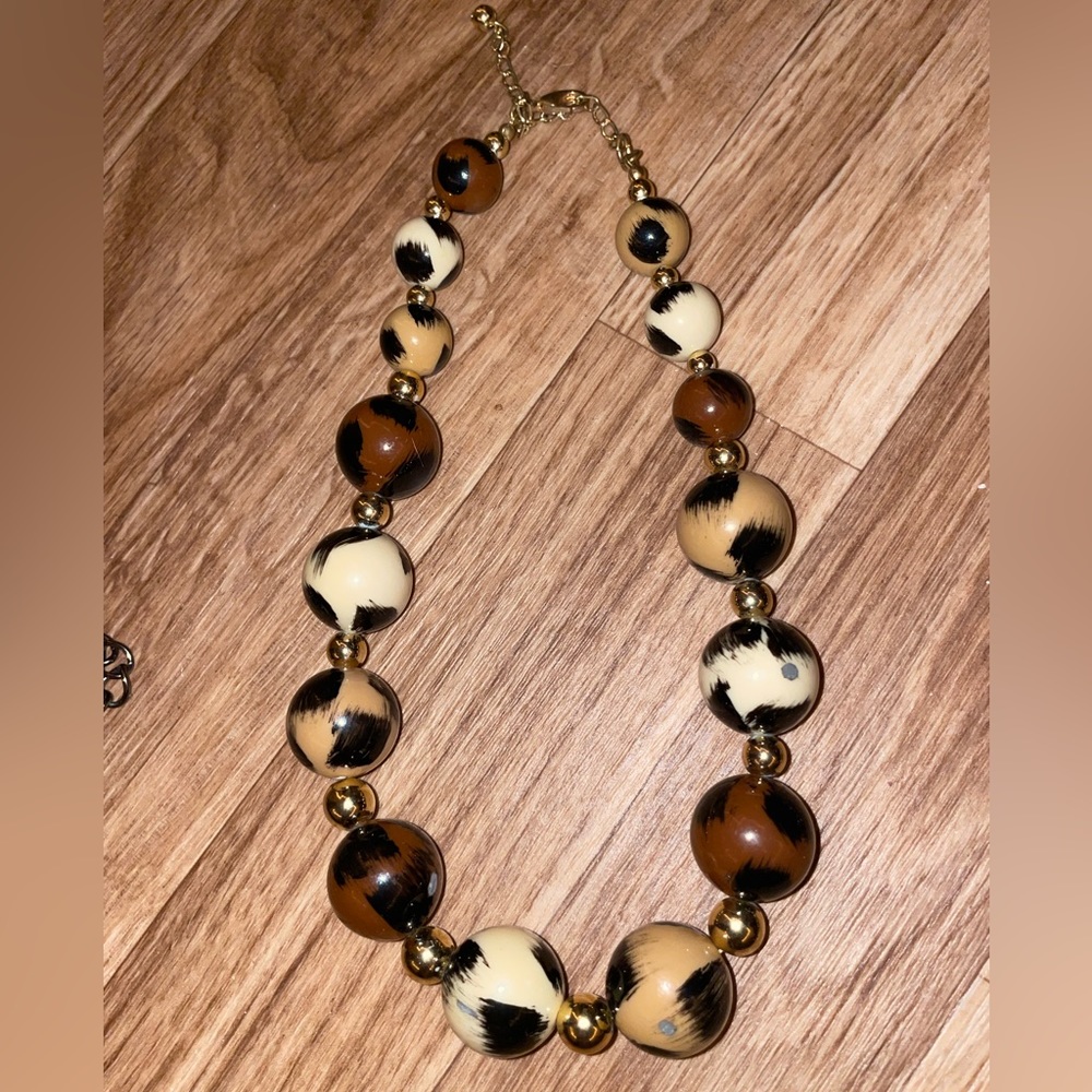 Round Beaded Necklace